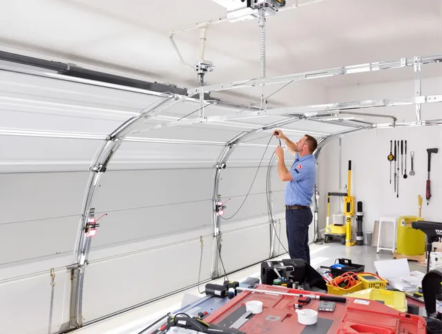 Garage door cable repair service by Windham Garage Door Repair in Windham
