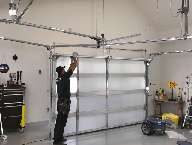 Windham Garage Door Repair certified team performing precision garage door installation in Windham